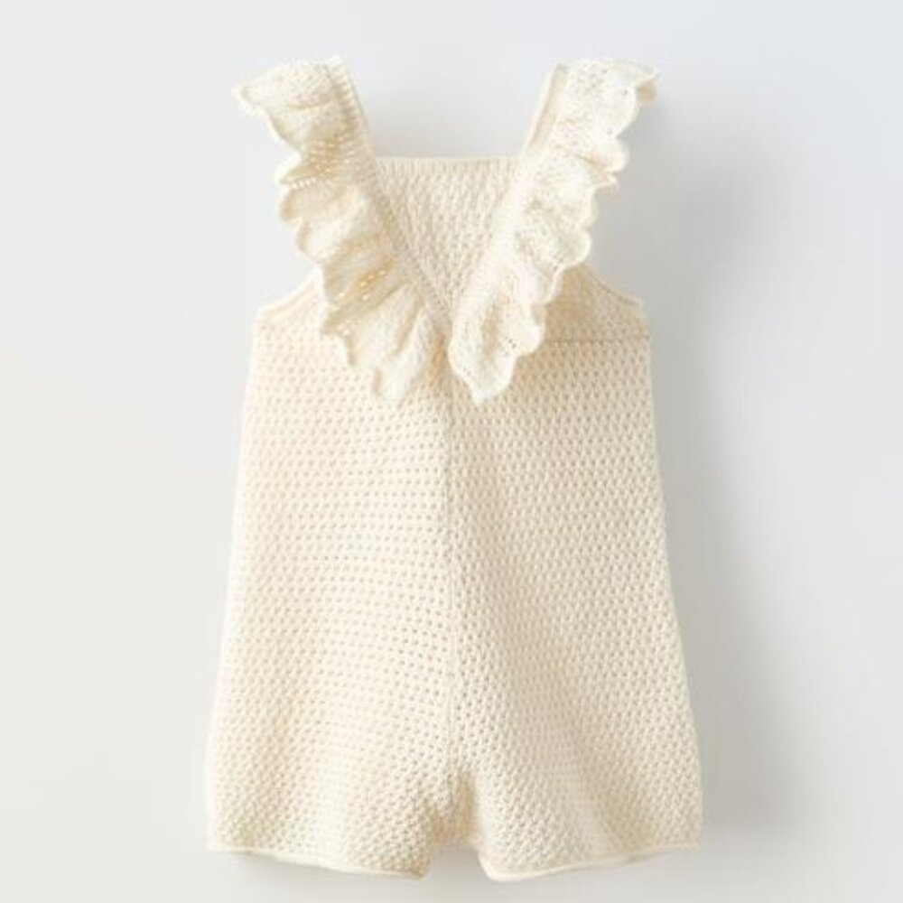 Zara Girls Knit Overalls